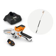 Stihl Akku-Gehölzschneider GTA 26 Set mit Akku AS 2, Ladegerät AL 1 und Verlängerung für GTA 26-1