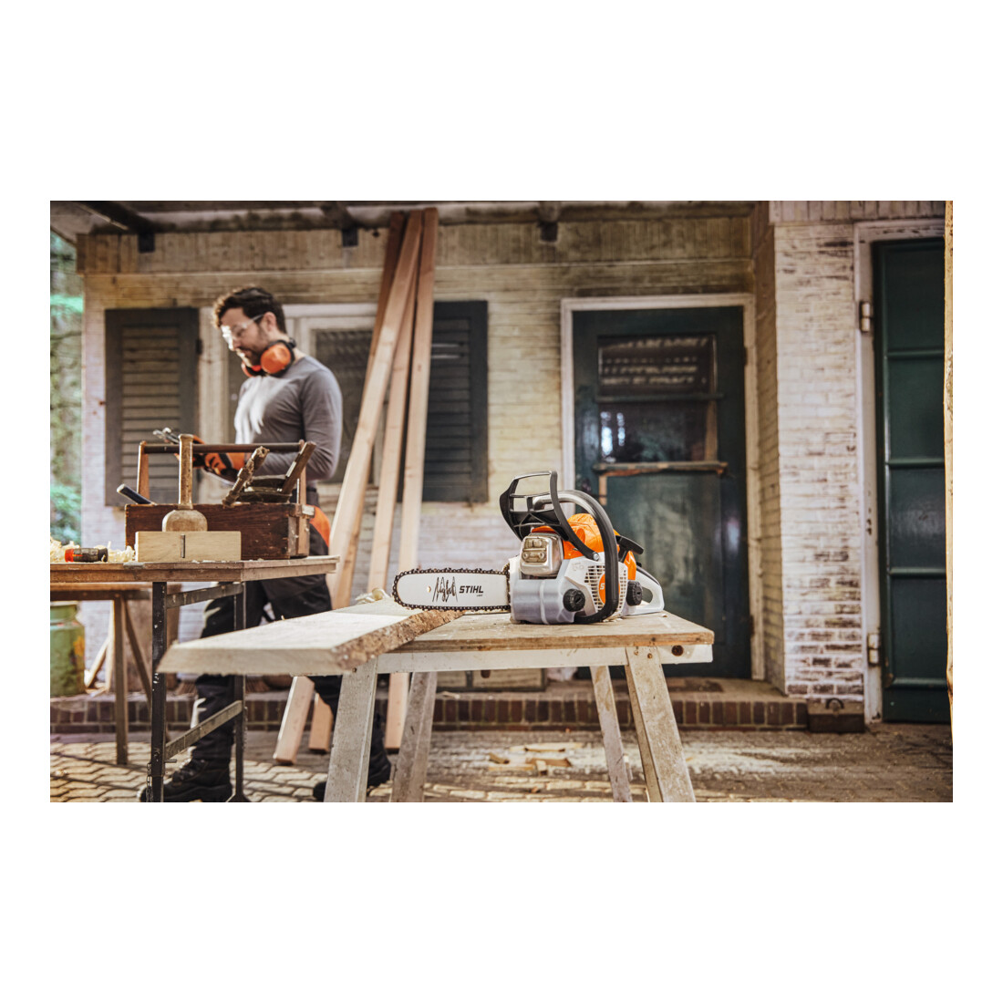 STIHL Benzin-Motorsäge MS 162, PM3, Schienenlänge 30 cm