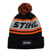 STIHL Bonnet POMPON 24 Noir/Orange/Gris-2