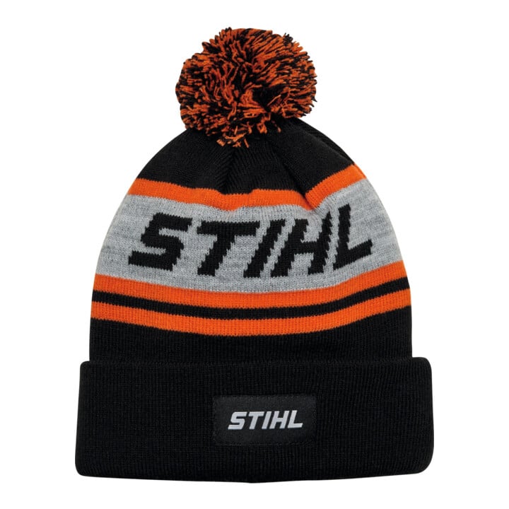 STIHL Bonnet POMPON 24 Noir/Orange/Gris