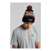 STIHL Bonnet POMPON 24 Noir/Orange/Gris-4