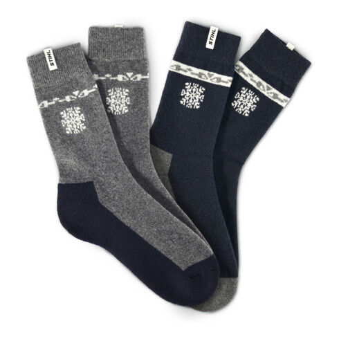 STIHL Chaussettes Taille 43-46 Lot de 2 SAISON HIVER 23