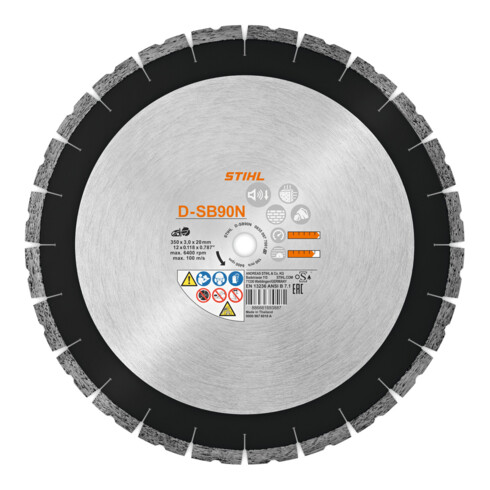 Stihl Disque de tronçonnage D-SB90 Ø 300 mm/12"