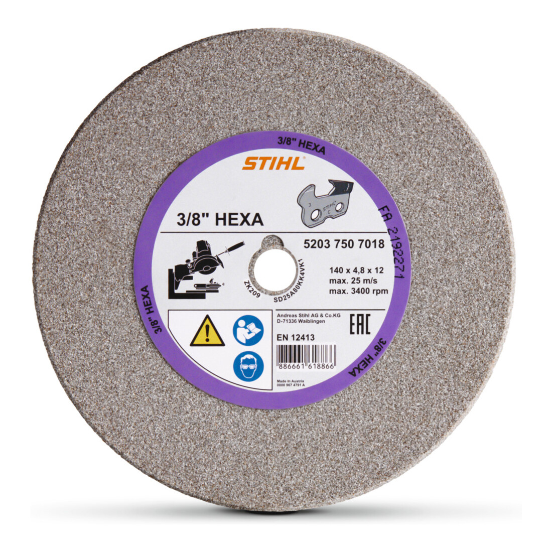 STIHL Disque diamanté pour affûteuse 3/8" RDR
