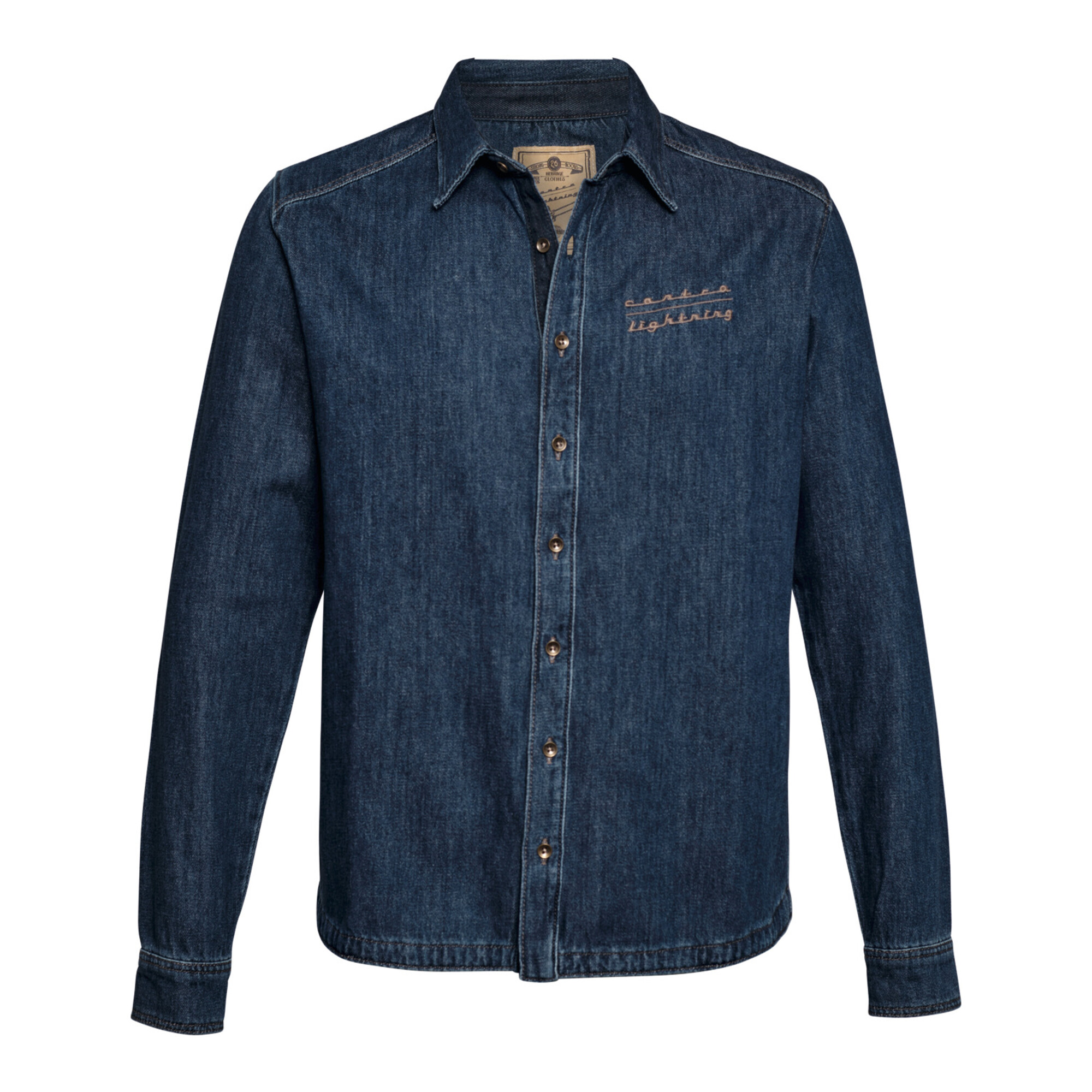 STIHL Hemd Gr. M DENIM CONTRA Blau