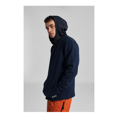 STIHL Hoodie Gr. L WOVEN HOOD Blau