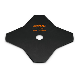 STIHL Lame de coupe herbe, quatre tranchants, 230 mm