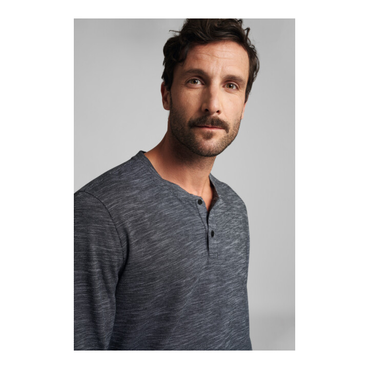 STIHL Langarmshirt Gr. M HENLEY Grau