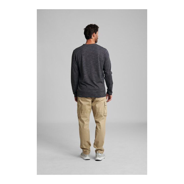 STIHL Langarmshirt HENLEY Gr. M Grijs