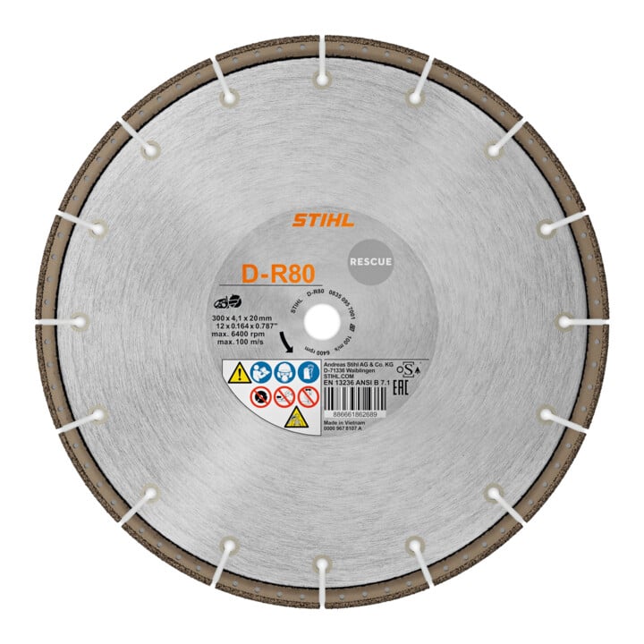 Stihl Meuleuse de découpe sans fil TSA 300 secours