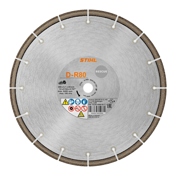 Stihl Meuleuse de découpe sans fil TSA 300 secours