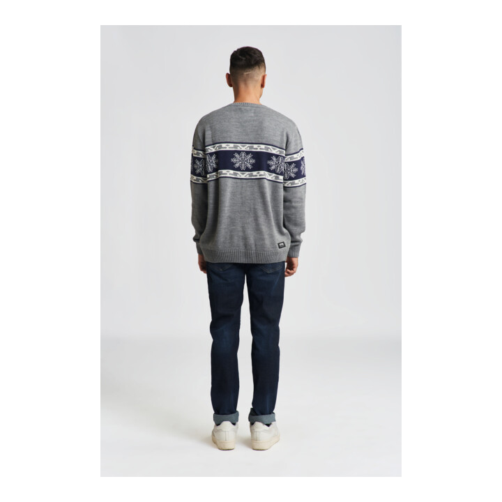 STIHL Pull-over XL HIVER 23 Bleu/Gris