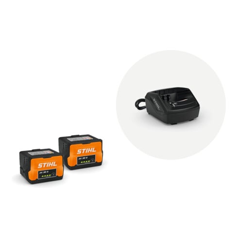 Stihl Starter Set mit 2x Akku AK 30 S und Ladegerät AL 101