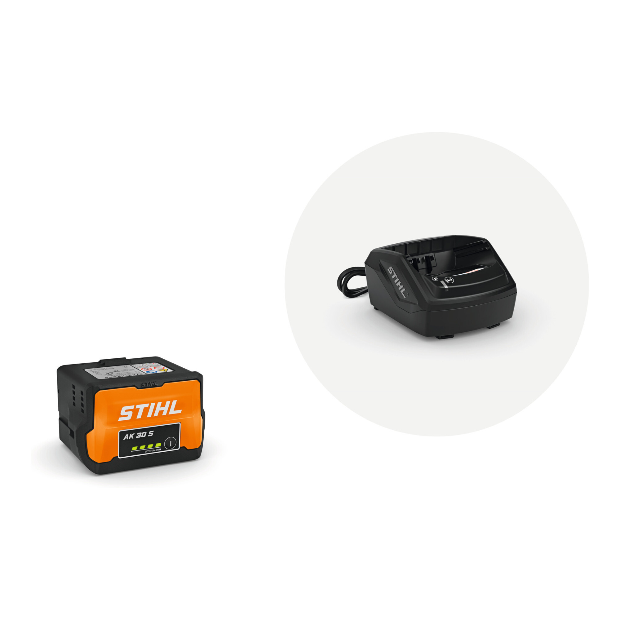 Stihl Starter Set mit Akku AK 30 S und Ladegerät AL 101