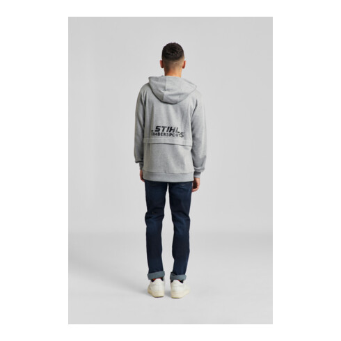STIHL Sweat à capuche Gr. XS LOGO TIMBERSPORTS® Gris