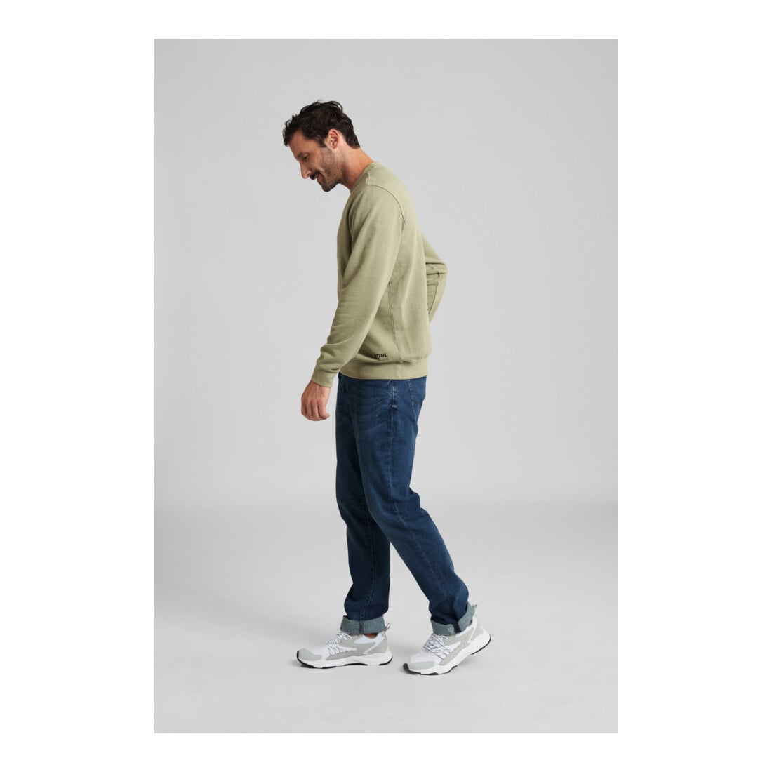 STIHL Sweatshirt Gr. XXXL GARMENT DYE Grün