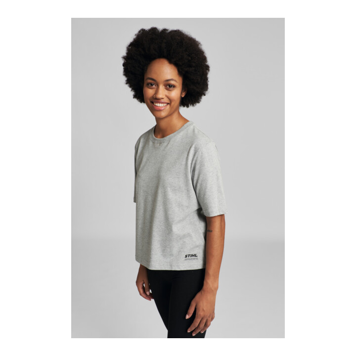 STIHL T-shirt Femme T. M Durable Boxy Gris