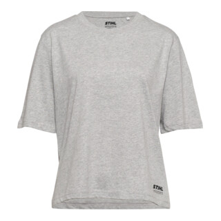 STIHL T-shirt Femme T. S Durable Boxy Gris