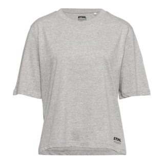 STIHL T-shirt Femme T. XS DURABLE COUPE BOXY Gris