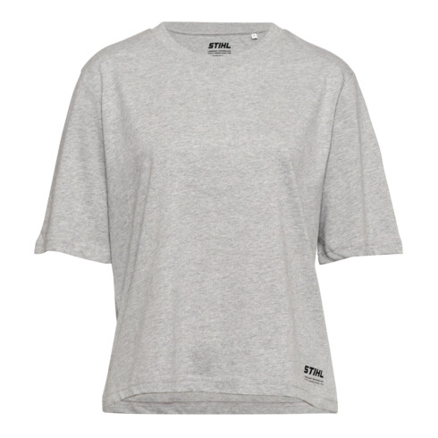 STIHL T-shirt femme taille L durable coupe carrée gris