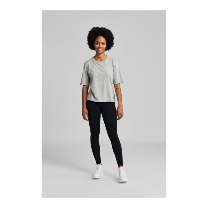 STIHL T-shirt femme taille L durable coupe carrée gris