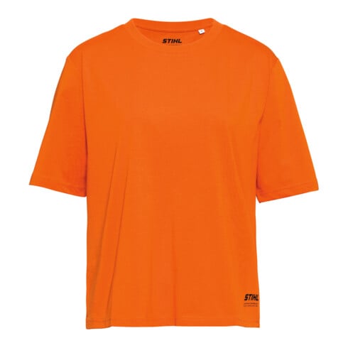 STIHL T-Shirt Gr. L Damen SUSTAINABLE BOXY Orange