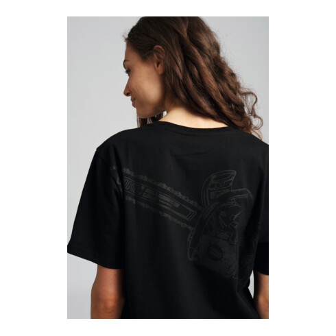 STIHL T-Shirt Gr. L MS 500i BACK Schwarz