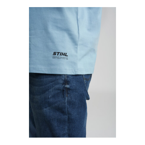STIHL T-Shirt Gr. L SUSTAINABLE BASIC Blau