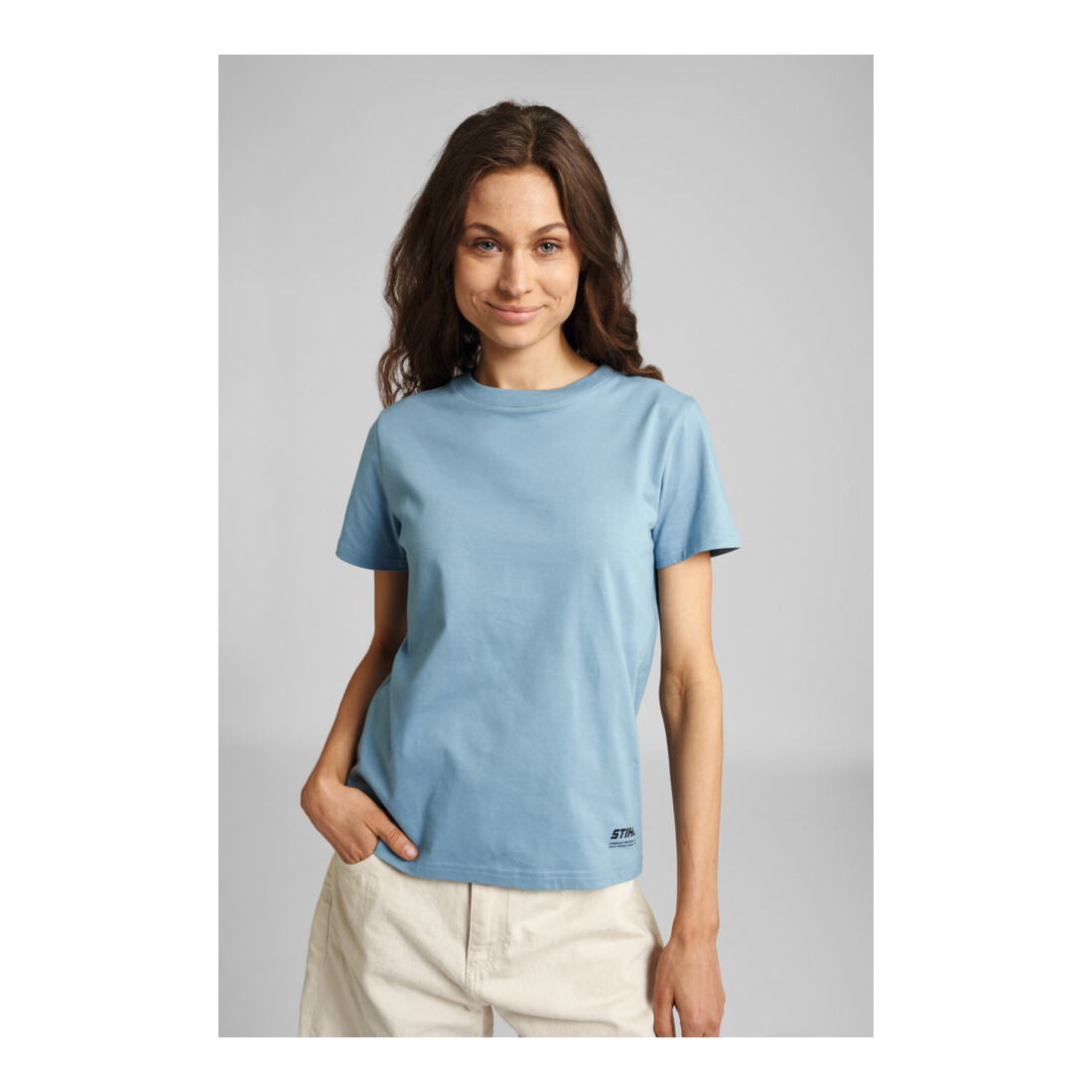 STIHL T-Shirt Gr. M Damen SUSTAINABLE BASIC Blau