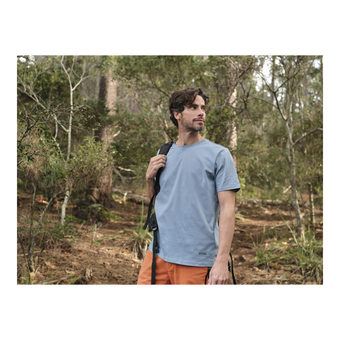STIHL T-Shirt Gr. M SUSTAINABLE BASIC Blau