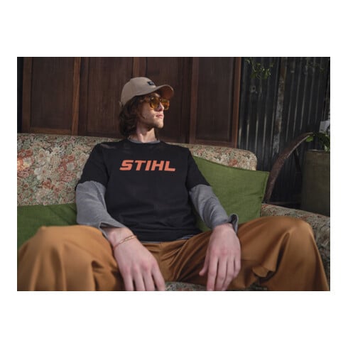 STIHL T-Shirt Gr. XL MS 500i BACK Schwarz