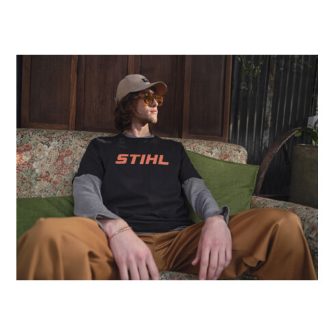 STIHL T-shirt T. L MS 500i BACK Noir