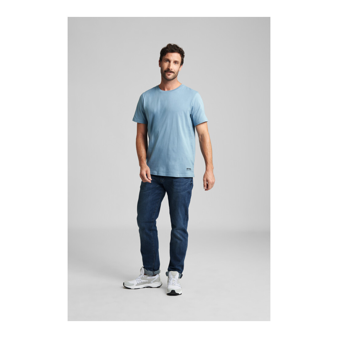 STIHL T-shirt Taille L BASIQUE DURABLE Bleu