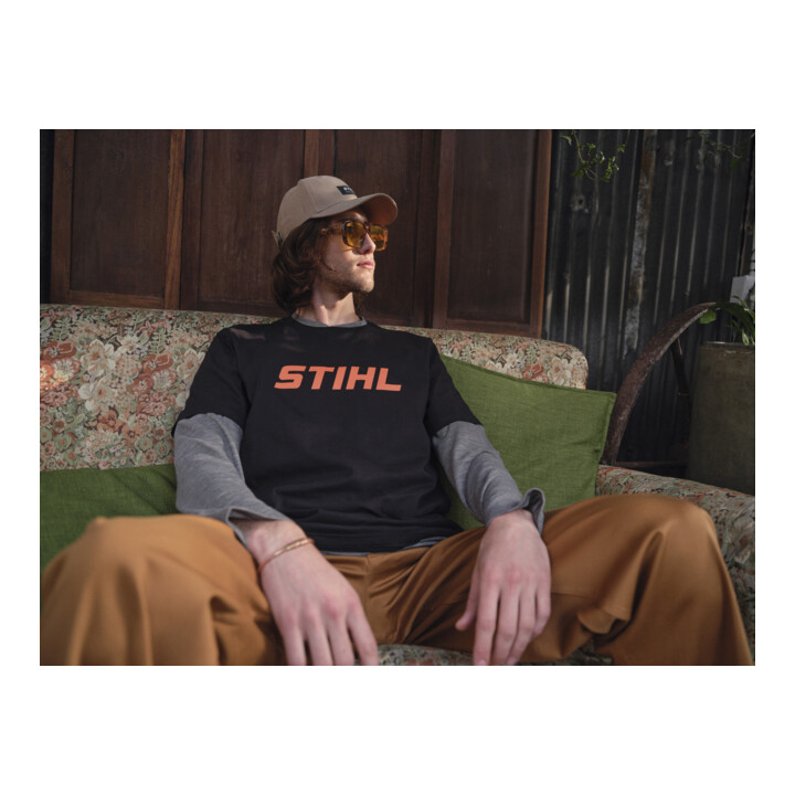 STIHL T-shirt Taille S MS 500i BACK Noir