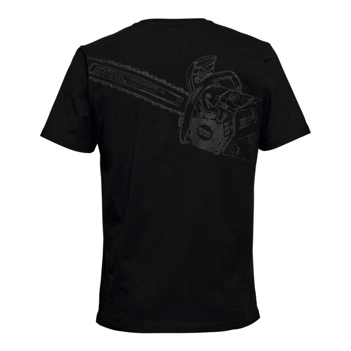STIHL T-shirt Taille S MS 500i BACK Noir