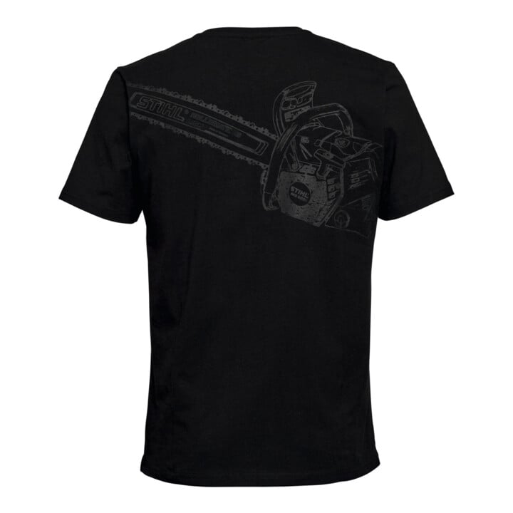 STIHL T-shirt Taille S MS 500i BACK Noir