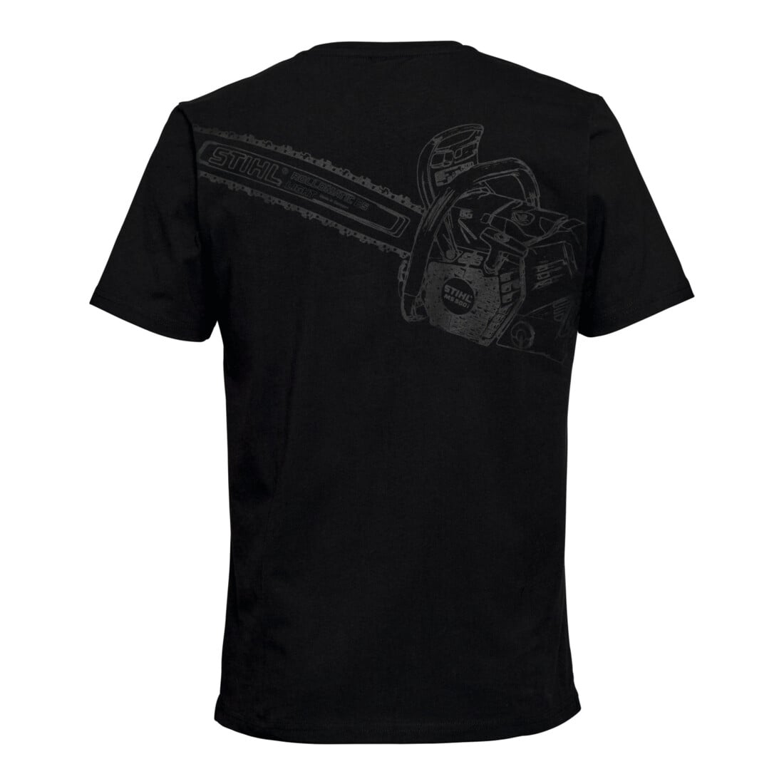 STIHL T-shirt Taille S MS 500i BACK Noir
