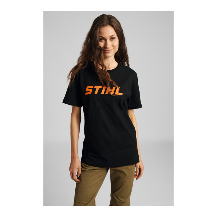 STIHL T-shirt Taille S MS 500i BACK Noir