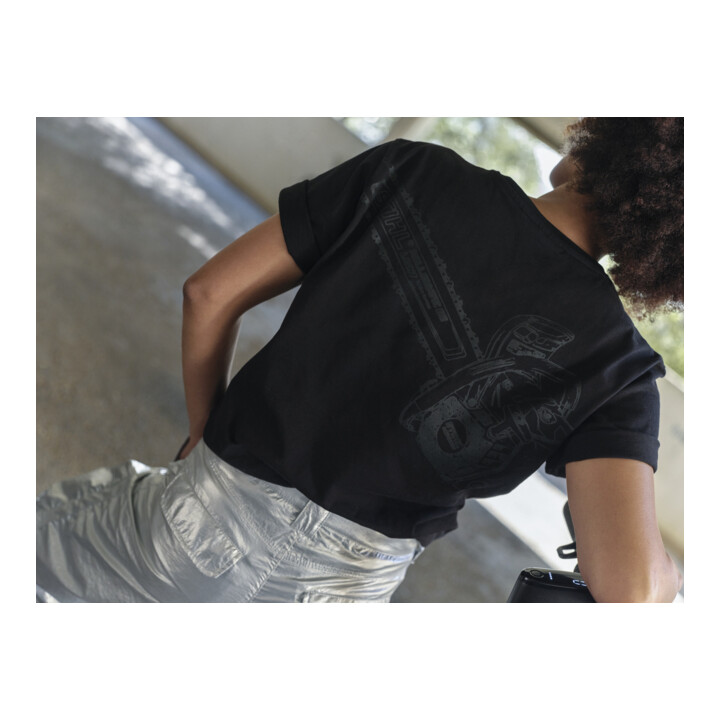 STIHL T-shirt Taille S MS 500i BACK Noir