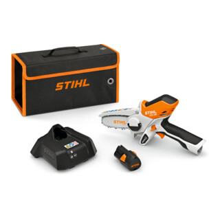 STIHL Taille-haies sans fil GTA 26, avec batterie AS 2 et chargeur AL 1
