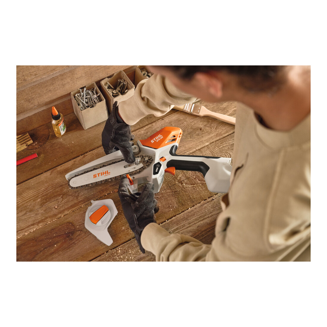 Stihl Taille-haies sans fil GTA 30 Set, PM3, longueur de lame 15 cm