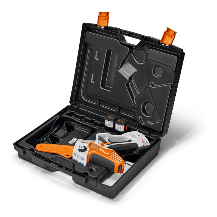 Stihl Taille-haies sans fil GTA 40, Set avec 2 x AS 2, AL 5-2 et mallette