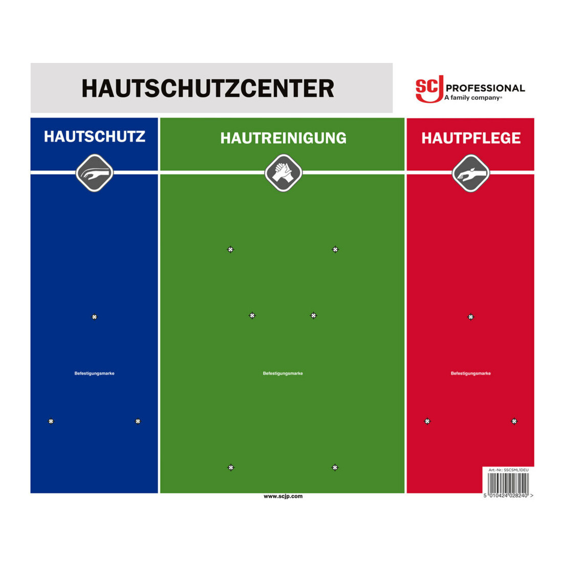 Stoko Hautschutzcenter 3 Spenderflaschen