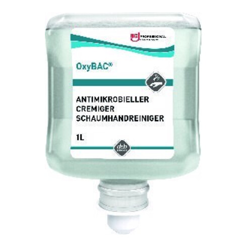 Stoko OxyBac FOAM Mousse nettoyante mains 1,2 l (TF) cartouche antimicrobienne