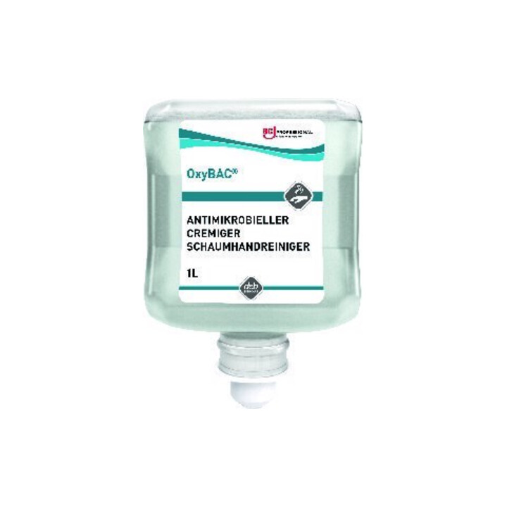 Stoko OxyBac FOAM Mousse nettoyante mains 1,2 l (TF) cartouche antimicrobienne
