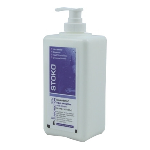 Stokoderm AQUA PURE Crème protectrice spéciale 500 ml flacon pompe