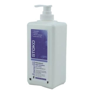 Stokoderm AQUA PURE Spezial-Hautschutzcreme 500 ml Pumpflasche