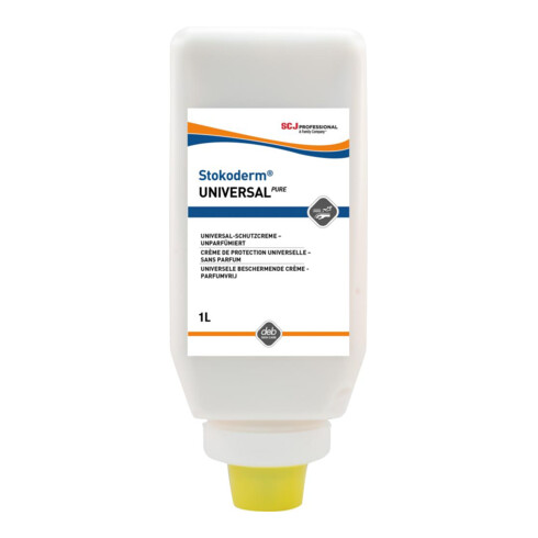 Stokoderm UNIVERSAL PURE Hautschutzcreme univers. 1.000 ml Softflasche