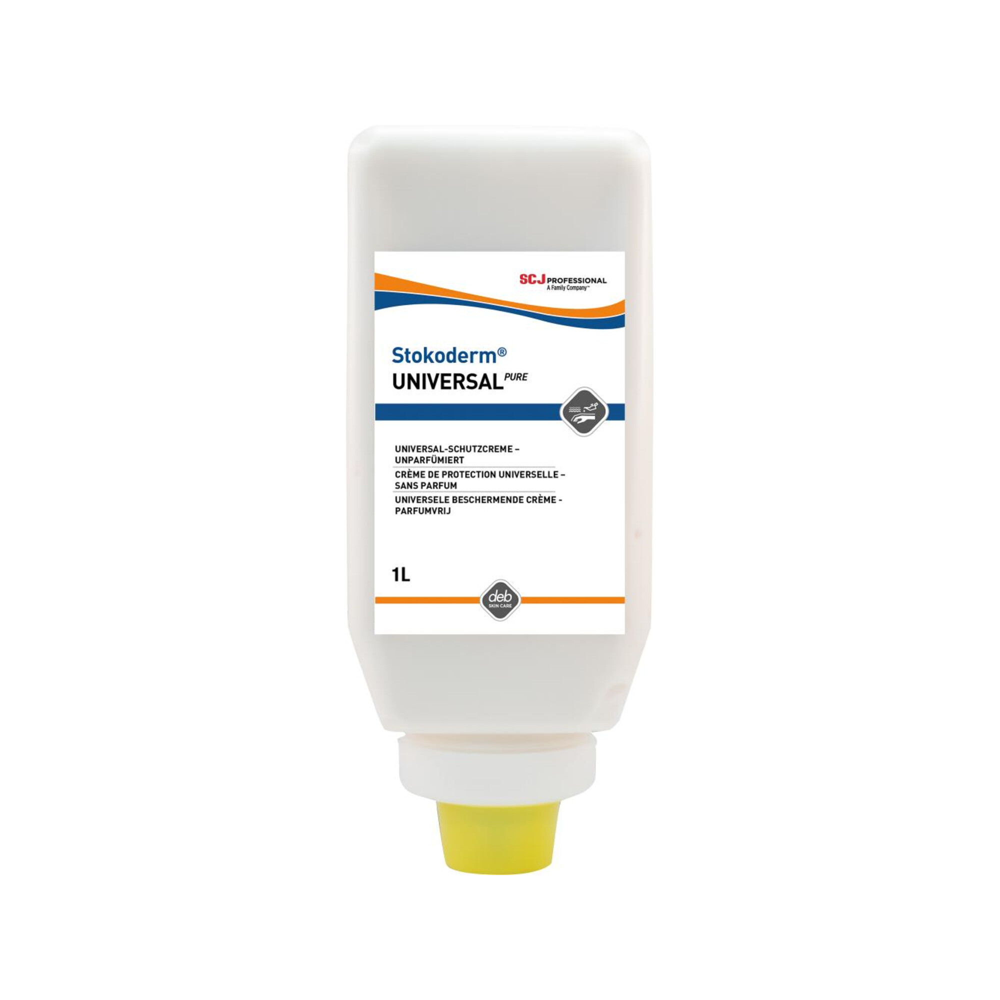 Stokoderm UNIVERSAL PURE Hautschutzcreme univers. 1.000 ml Softflasche ; SC Johnson Professional