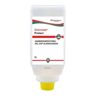 STOKOSEPT Protect Gel Désinfectant Mains 1 l Flacon Souple Base Alcool
